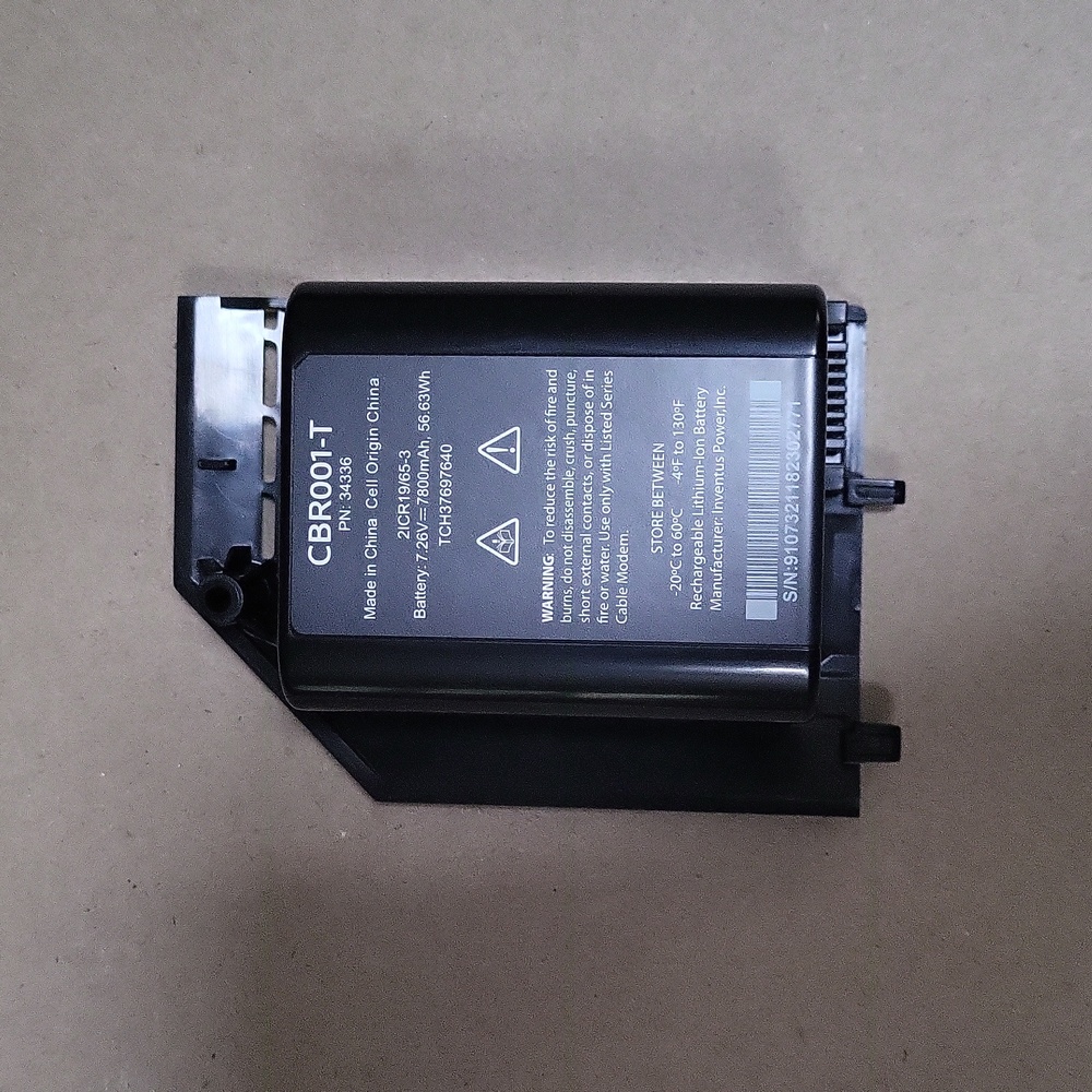 New in box Comcast CBR001-T modeum battery w screw driver and instruction manual
